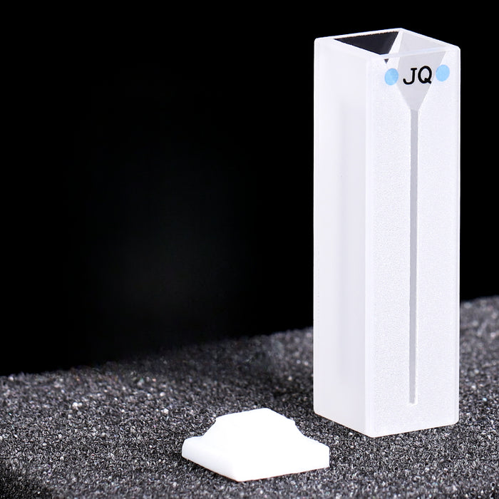 Micro Quartz Cuvette Quartz Cell with Frosted Walls and Lid | LABSHOPX
