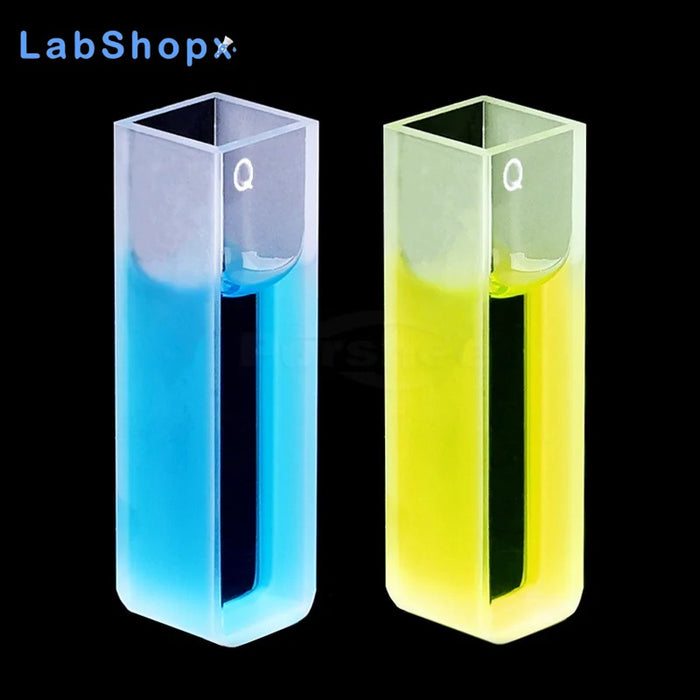 3.5ml Standard Quartz Cuvettes Corrosion Resisting 2pcs | LABSHOPX