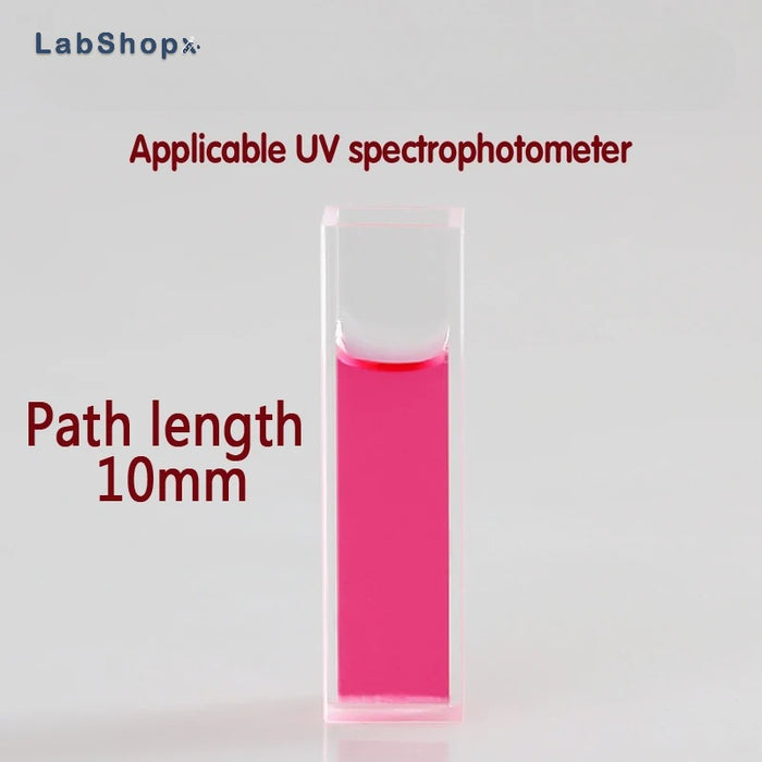 3.5ml Standard Quartz Cell with Lid and Leve Bottom 10mm | LABSHOPX