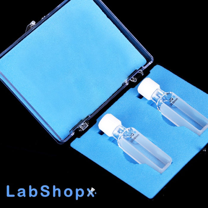 3.5ml Quartz Cuvette Cell with Screw Cap 10mm for Chemistry | LABSHOPX
