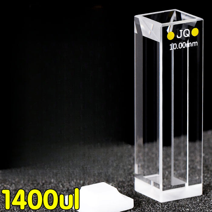 1400ul Sub-Micro Quartz Fluorescence Cuvette With Lid 10mm | LABSHOPX
