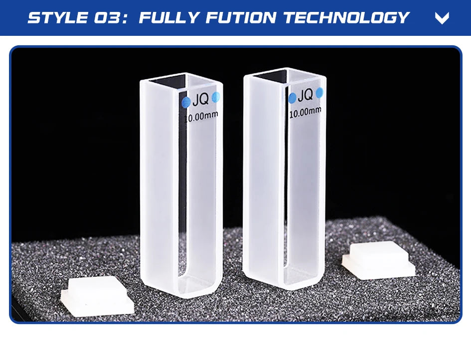 3.5ml Standard Quartz Cuvettes Corrosion Resisting 2pcs | LABSHOPX