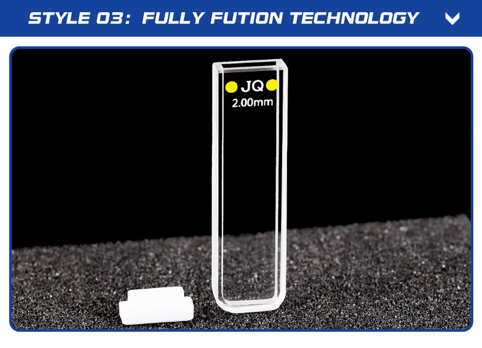 700ul Quartz Cuvette with Lid Quartz Cell Spectrophotometers | LABSHOPX