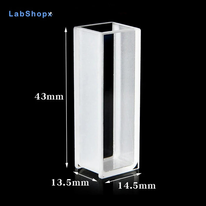 4ml Standard Quartz Cuvette Cells 10mm with Lid | LABSHOPX