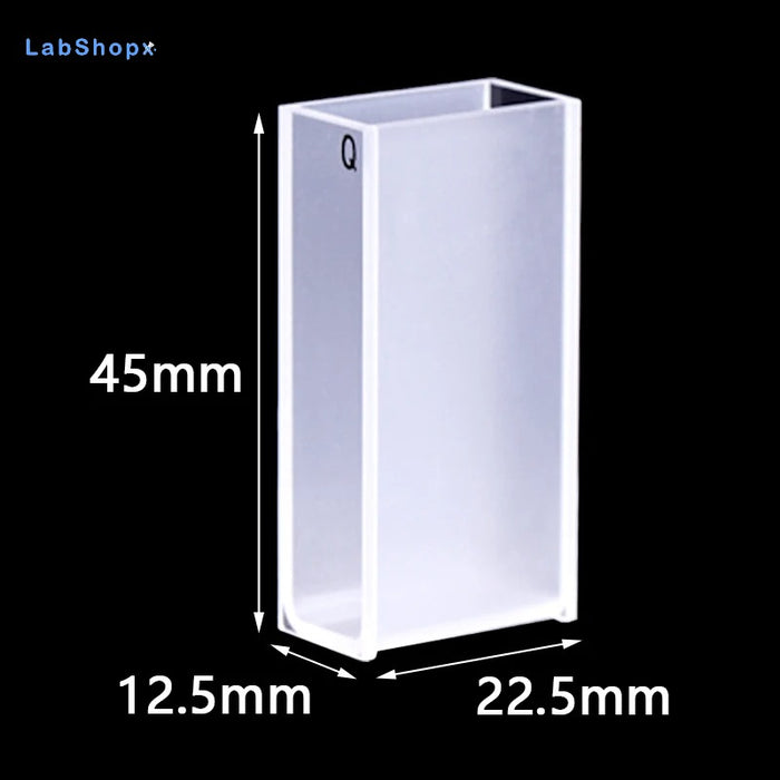 7ml Quartz Cuvette with Lid 20mm Quartz Cells | LABSHOPX