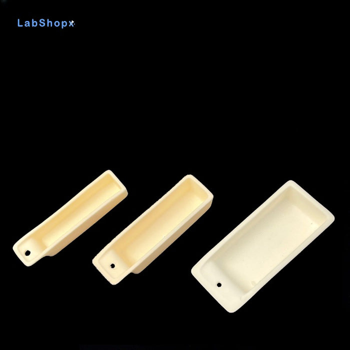 99Al2o3 Alumina Ceramic Corundum Boat High Alumina with Hole| LABSHOPX
