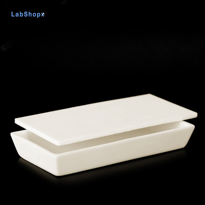 99Alumina Ceramic Aluminum Melting Crucible Boats Trapezoid | LABSHOPX