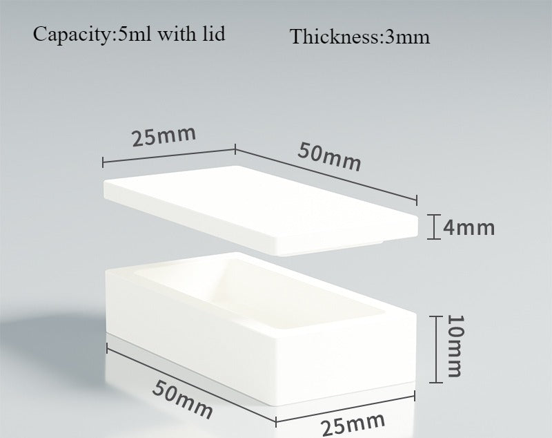99 High Quality Rectangular Ceramic Alumina Boat Crucible | LABSHOPX