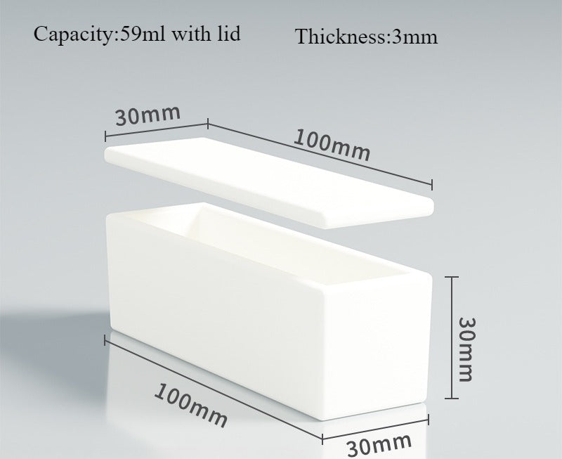 99 High Quality Rectangular Ceramic Alumina Boat Crucible | LABSHOPX