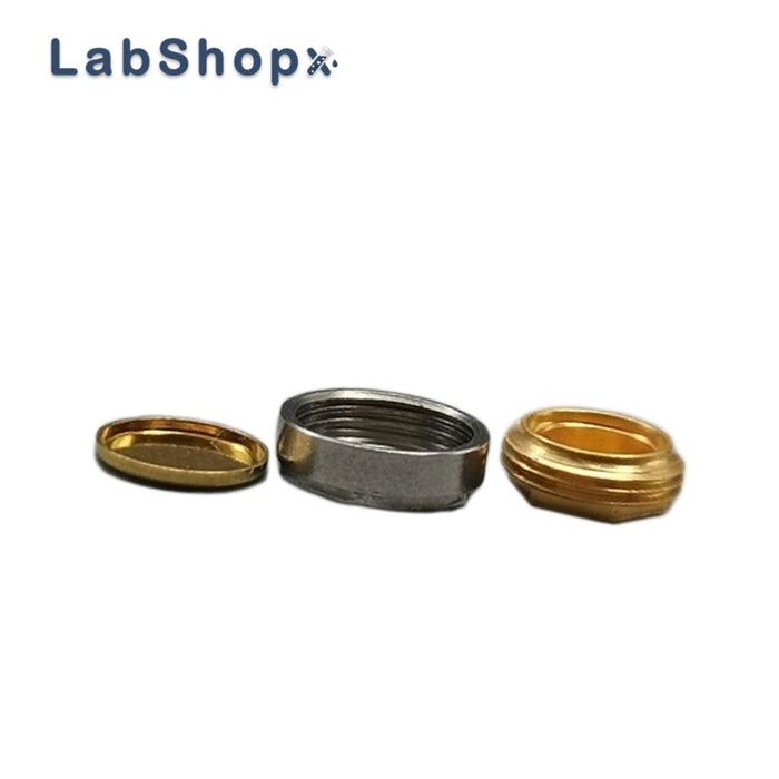 30μl Reusable High Pressure Crucible Gold-Plate with Lid/Seal for ME-51140405 for Mettler Toledo/Mettler | LABSHOPX