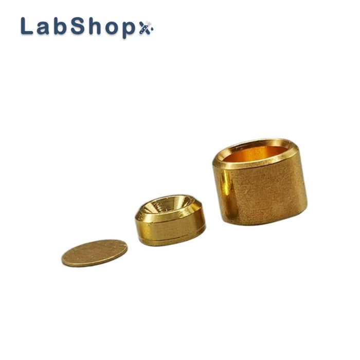 25μl Disposable High Pressure Crucible Small Stainless Steel Gold Plated ME-30077139 for Mettler Toledo/Mettler | LABSHOPX