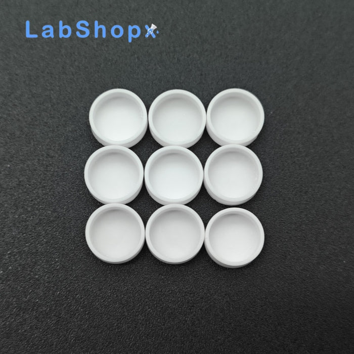 95μl Alumina Crucible Size D8*3mm for SETARAM Ceramic Sample Pans Thermal Analyzer Crucibles | LABSHOPX