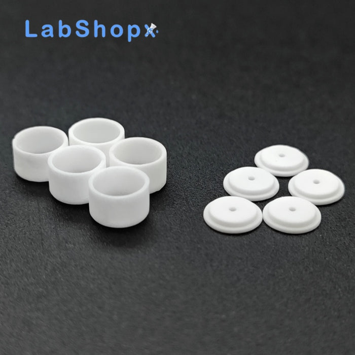 90μl Premium Alumina Cup with Lid 960070.901/960239.901 for TA Instruments/TA AL2O3 Crucible | LABSHOPX
