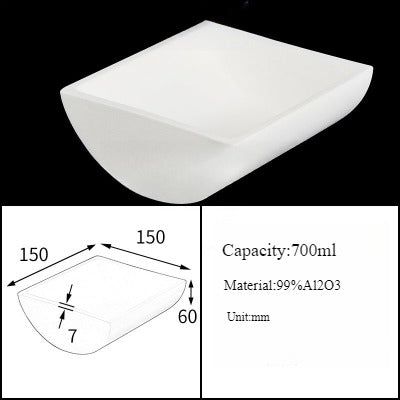 Alumina Crucible Boat Ceramic High Alumina Colmbustion Boat| LABSHOPX
