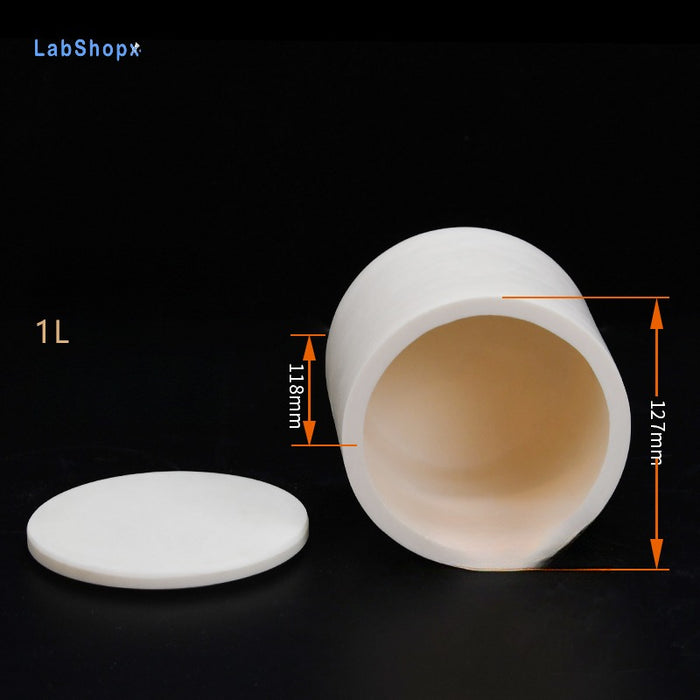 99% Aluminum Ceramic Ball Mill  Heat-Resistant Cylinder| Labshopx