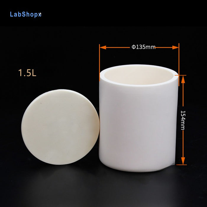 99% Aluminum Ceramic Ball Mill  Heat-Resistant Cylinder| Labshopx
