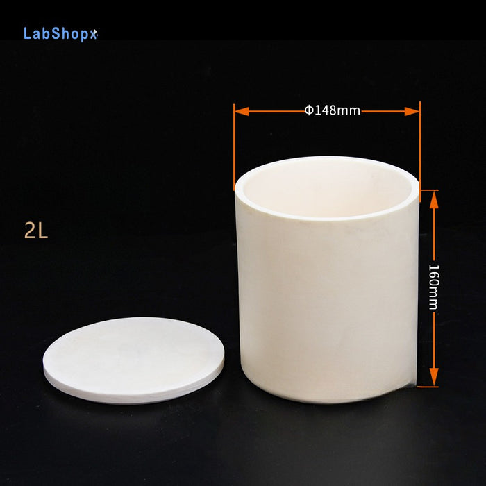 99% Aluminum Ceramic Ball Mill  Heat-Resistant Cylinder| Labshopx