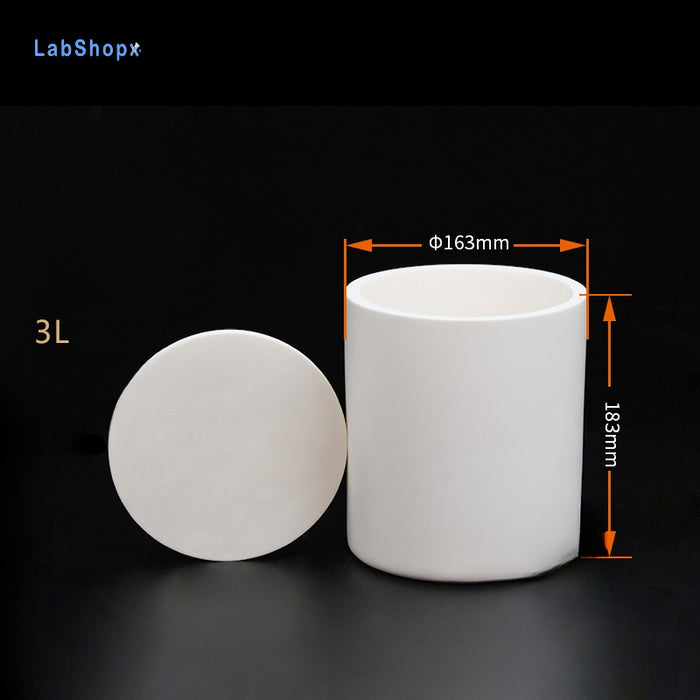 99% Aluminum Ceramic Ball Mill  Heat-Resistant Cylinder| Labshopx