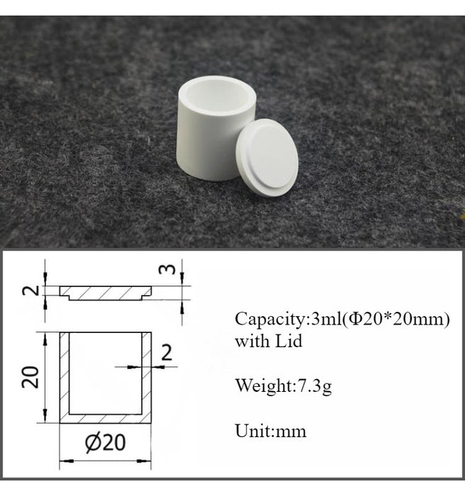 Boron Nitride Ceramic Crucible Boron Nitride Crucible Cylinder|Labshopx