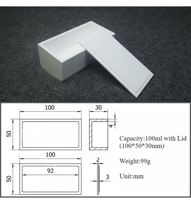 Boron Nitride Crucible Boron Nitride Ceramic Crucible Square| Labshopx
