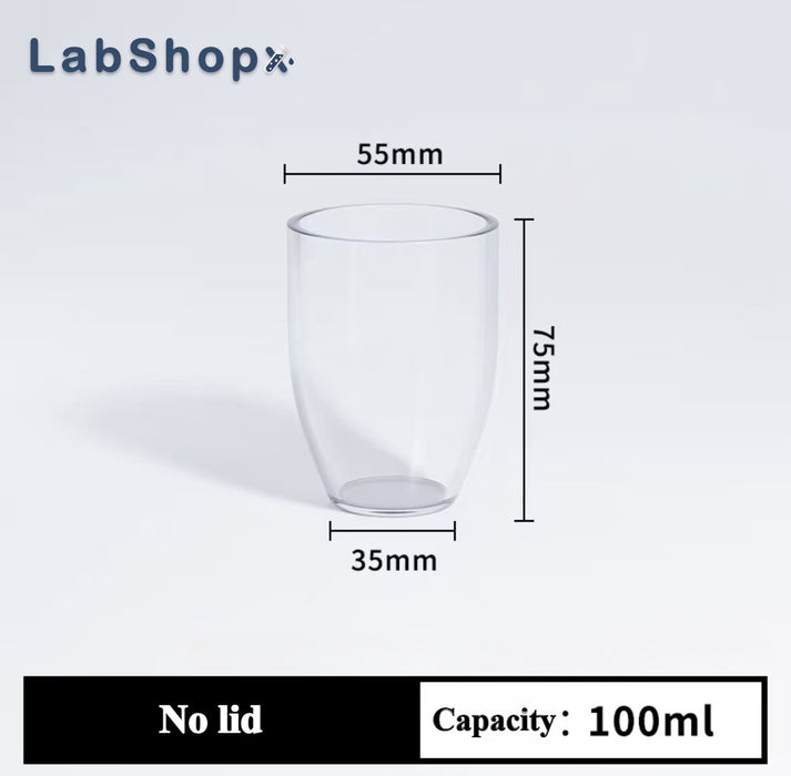 Premium Quartz Crucibles for crucibles chemistry Arc-Shaped | LABSHOPX