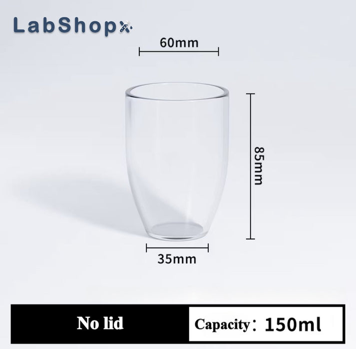 Premium Quartz Crucibles for crucibles chemistry Arc-Shaped | LABSHOPX