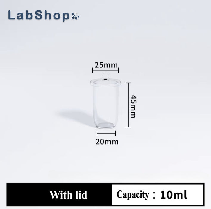 Premium Quartz Crucibles for crucibles chemistry Arc-Shaped | LABSHOPX