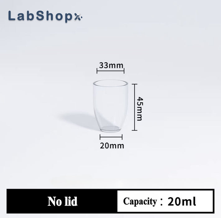 Premium Quartz Crucibles for crucibles chemistry Arc-Shaped | LABSHOPX