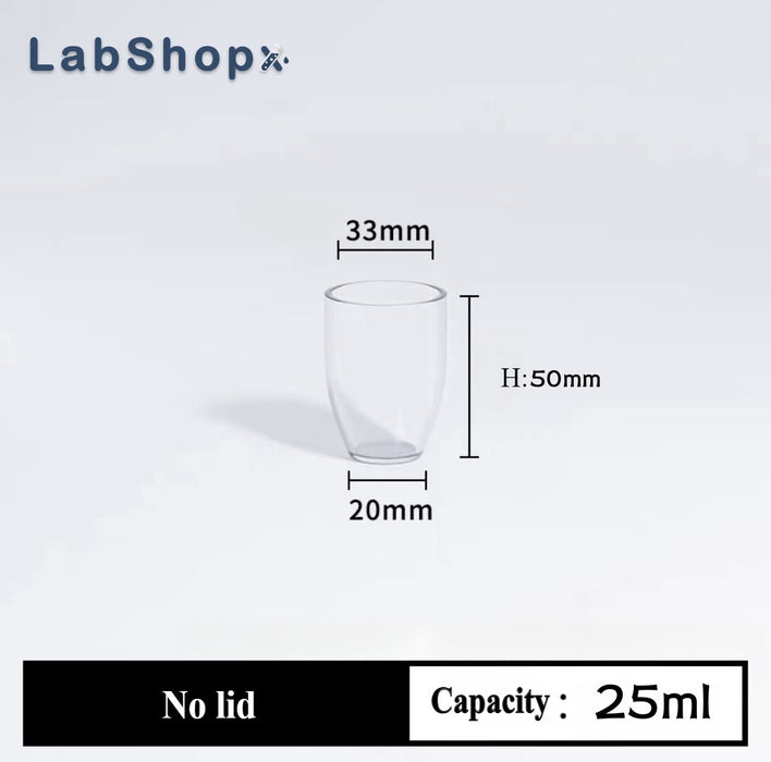 Premium Quartz Crucibles for crucibles chemistry Arc-Shaped | LABSHOPX