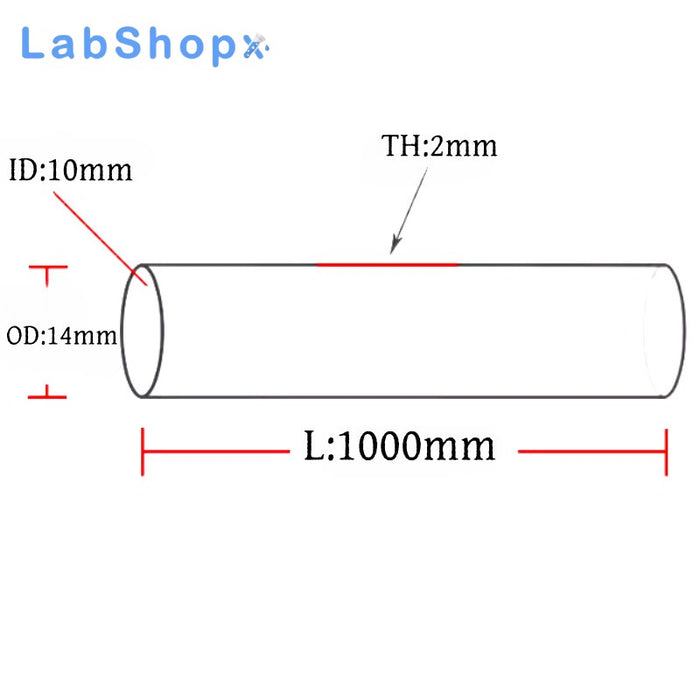 High Purity 99.99% Quartz tube for High-Temperature to Use | LABSHOPX