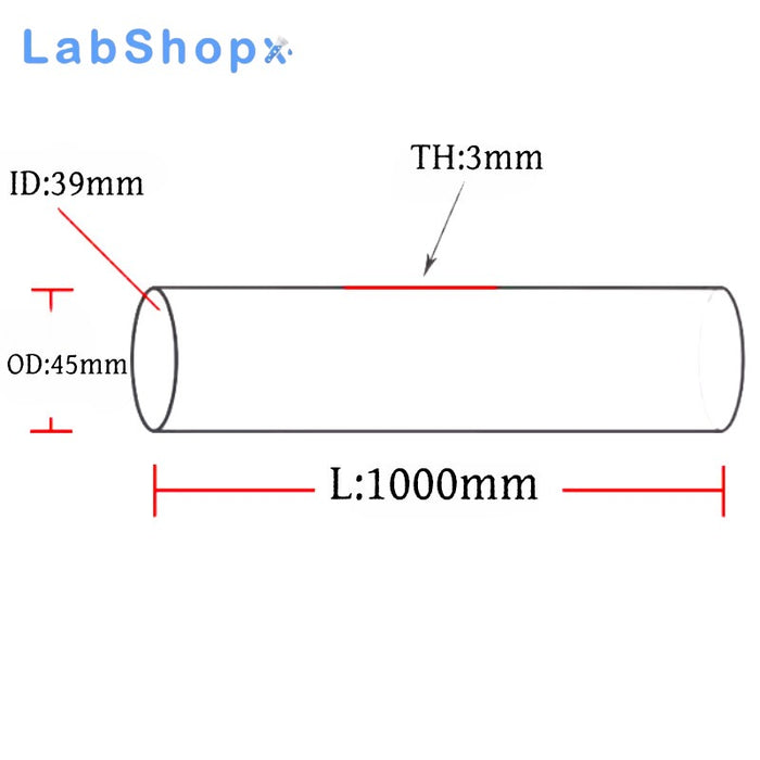High Purity 99.99% Quartz tube for High-Temperature to Use | LABSHOPX