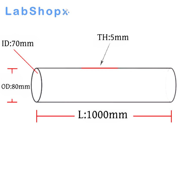High Purity 99.99% Quartz tube for High-Temperature to Use | LABSHOPX