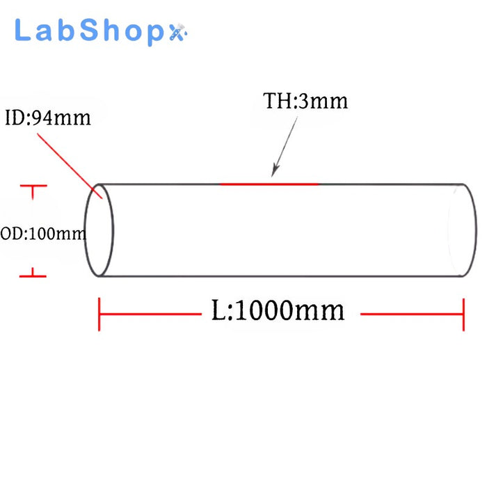 High Purity 99.99% Quartz tube for High-Temperature to Use | LABSHOPX
