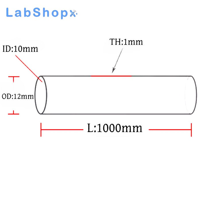 High Purity 99.99% Quartz tube for High-Temperature to Use | LABSHOPX