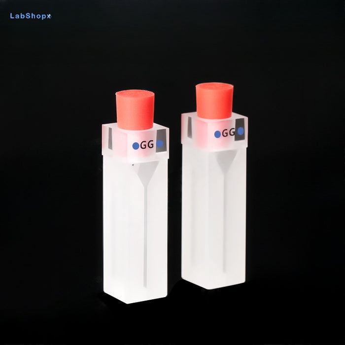 Glass Fluorescence Cuvette 10mm Cell with PTFE Stopper| LABSHOPX