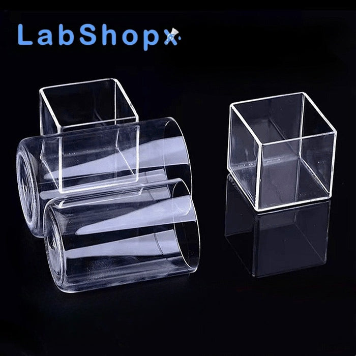 Quartz Glass Crucible Square Fused Silica Crucibles Heat Resistant | LABSHOPX