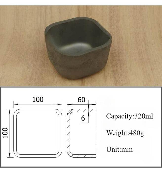 High Temperature Sic Crucible Silicon Carbide Crucible| Labshopx