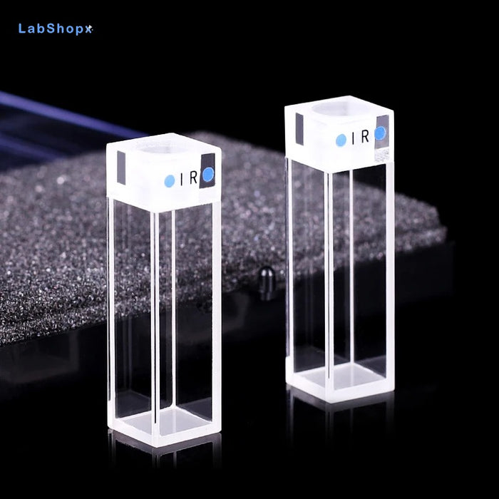 3.5ml Infrared Quartz Fluorescence Cell with Stopper 10mm | LABSHOPX
