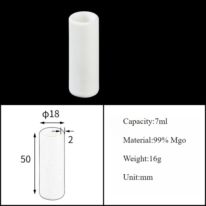 Magnesia Crucible Magnesium Oxide Crucible Mgo Cylinder| Labshopx
