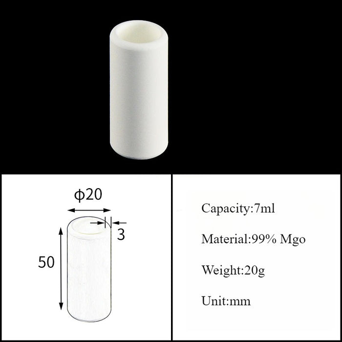 Magnesia Crucible Magnesium Oxide Crucible Mgo Cylinder| Labshopx