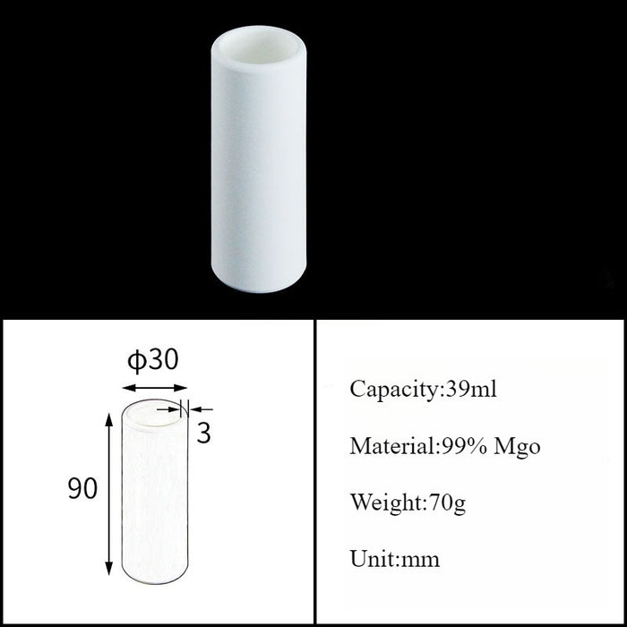 Magnesia Crucible Magnesium Oxide Crucible Mgo Cylinder| Labshopx