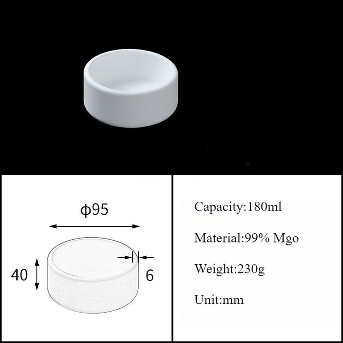 Magnesia Crucible Magnesium Oxide Crucible Mgo Cylinder| Labshopx