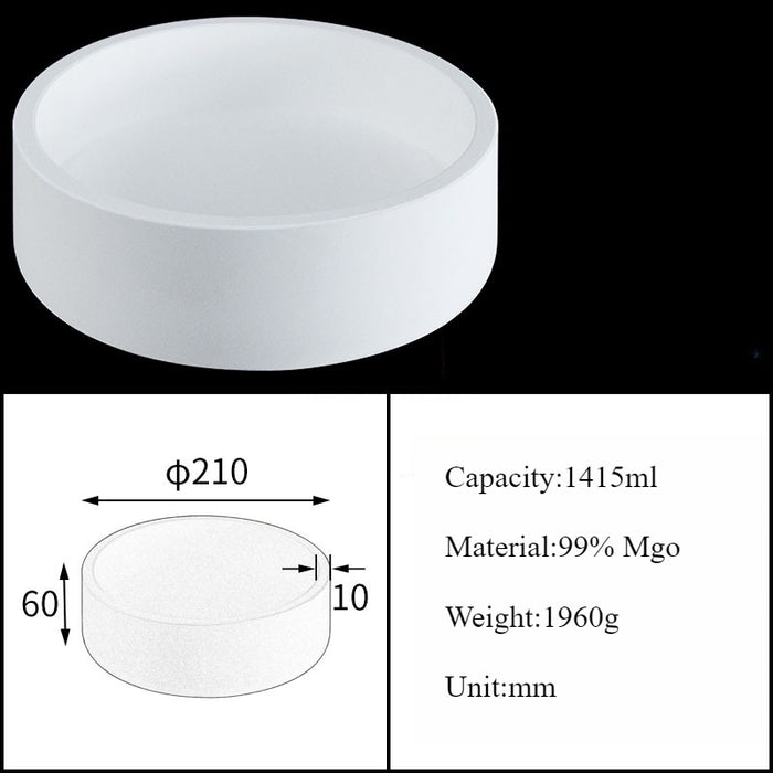 Magnesia Crucible Magnesium Oxide Crucible Mgo Cylinder| Labshopx