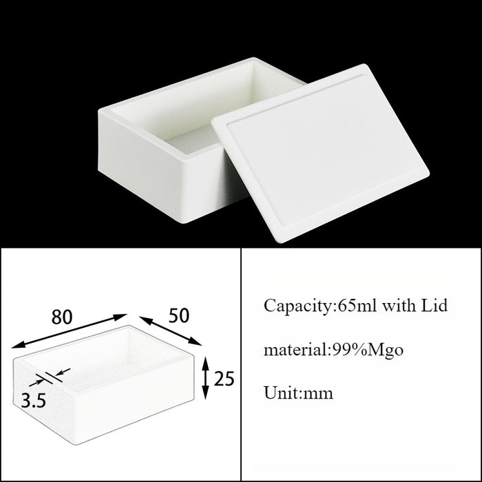 Magnesia Crucible Magnesium Oxide Crucible Mgo Square| Labshopx
