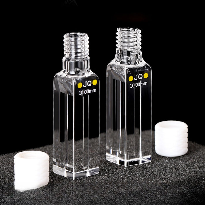 Micro Quartz Cuvette Cell with Screw Cap 10mm Four Way Light | LABSHOPX