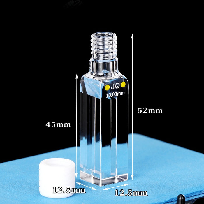 Micro Quartz Cuvette Cell with Screw Cap 10mm Four Way Light | LABSHOPX