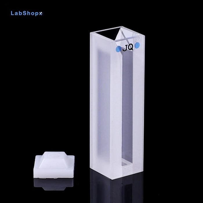 Micro Quartz Cuvette Quartz Cell with Frosted Walls and Lid | LABSHOPX