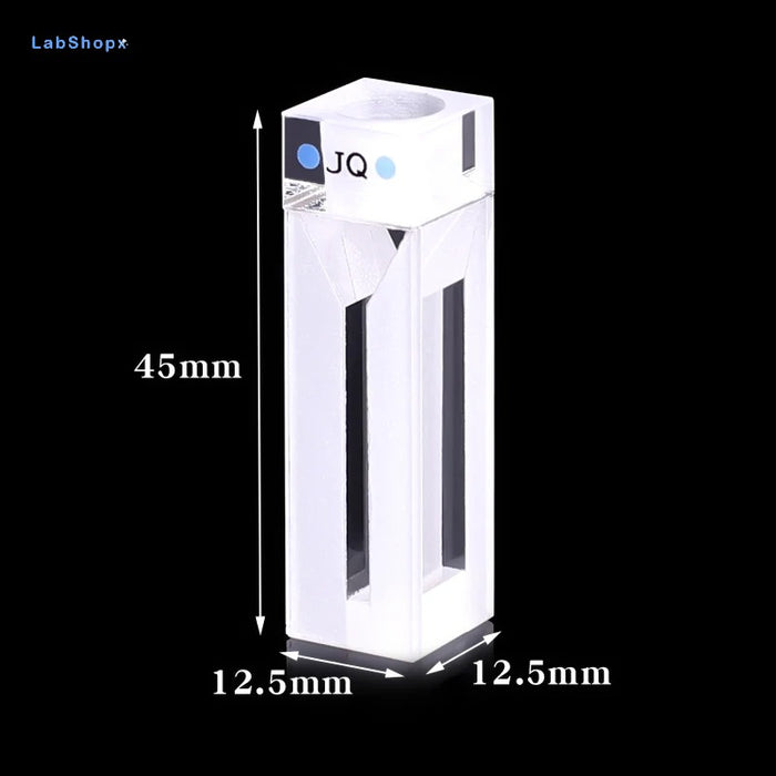 Micro Quartz Fluorescence Cuvette10mm Cell With Stopper| LABSHOPX