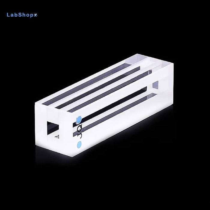 560ul Micro Quartz Fluorescence Cuvette 4mm Cells with Lid | LABSHOPX