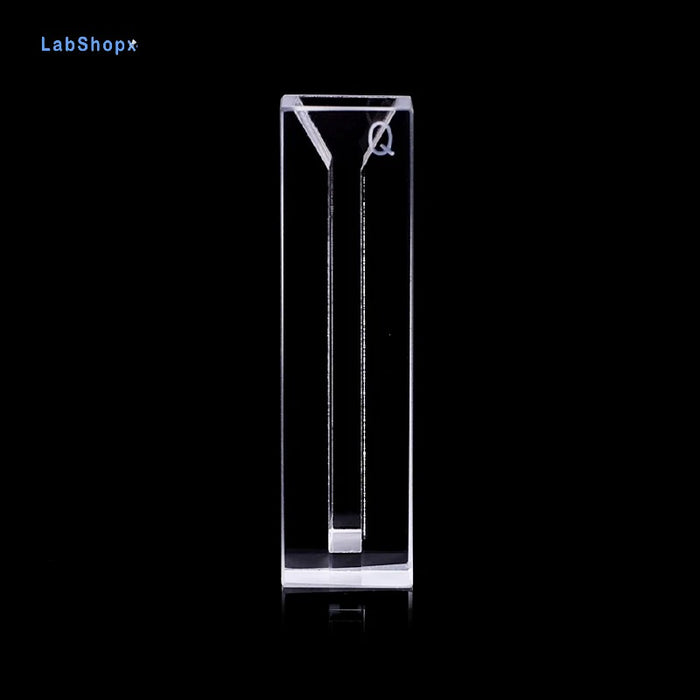 1050ul Micro Quartz Fluorescence Cuvette with Lid 10mm | LABSHOPX